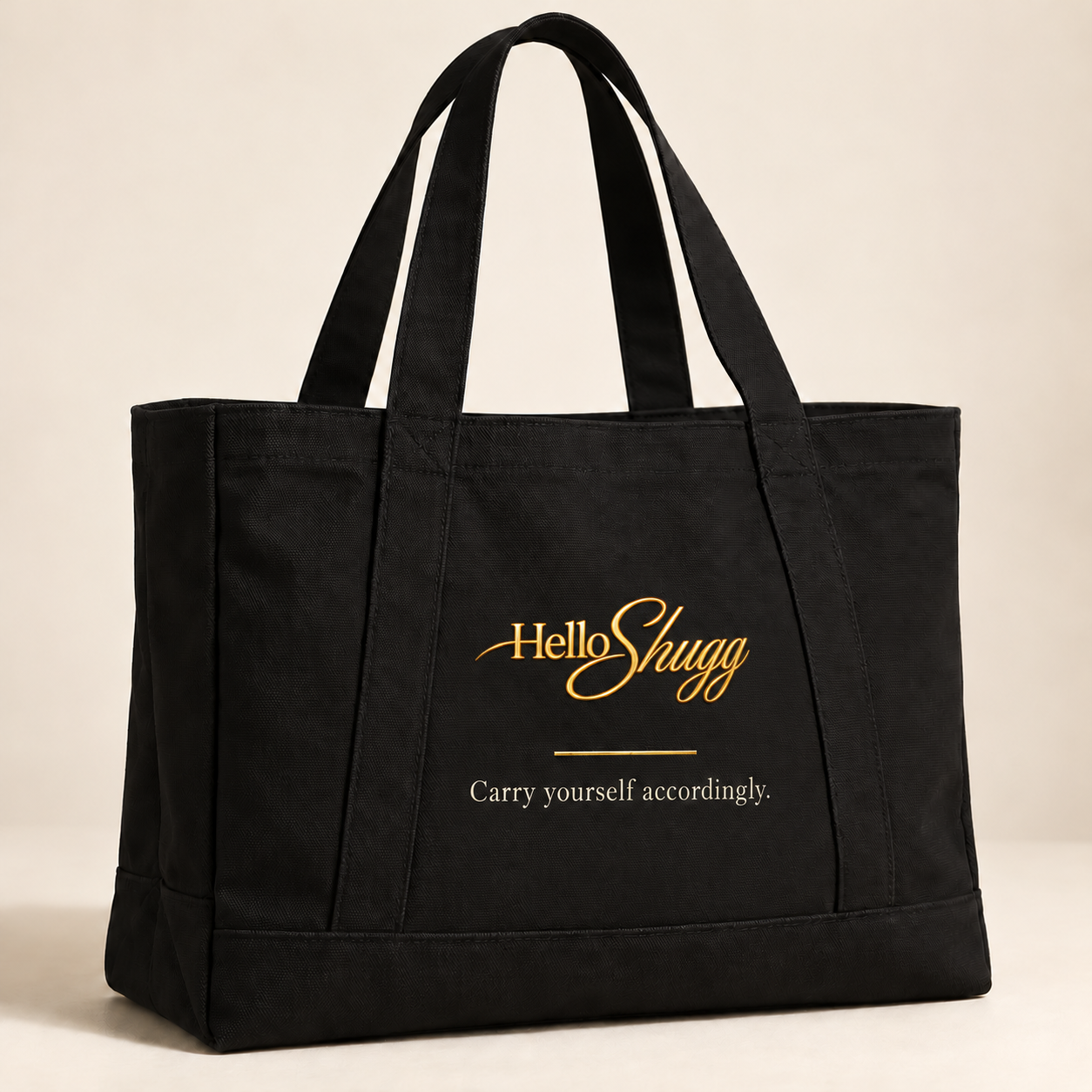 Hello Shugg — Carry Yourself Accordingly Tote